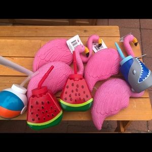 Flamingo blowmold and summer supper party bundle